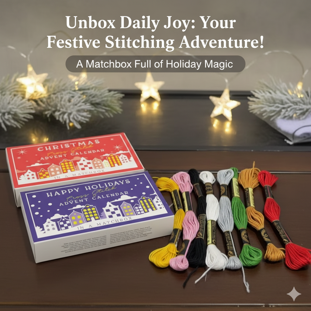24 Days Countdown Cross Stitch - đánh giá và giá Advent Calendar Gift