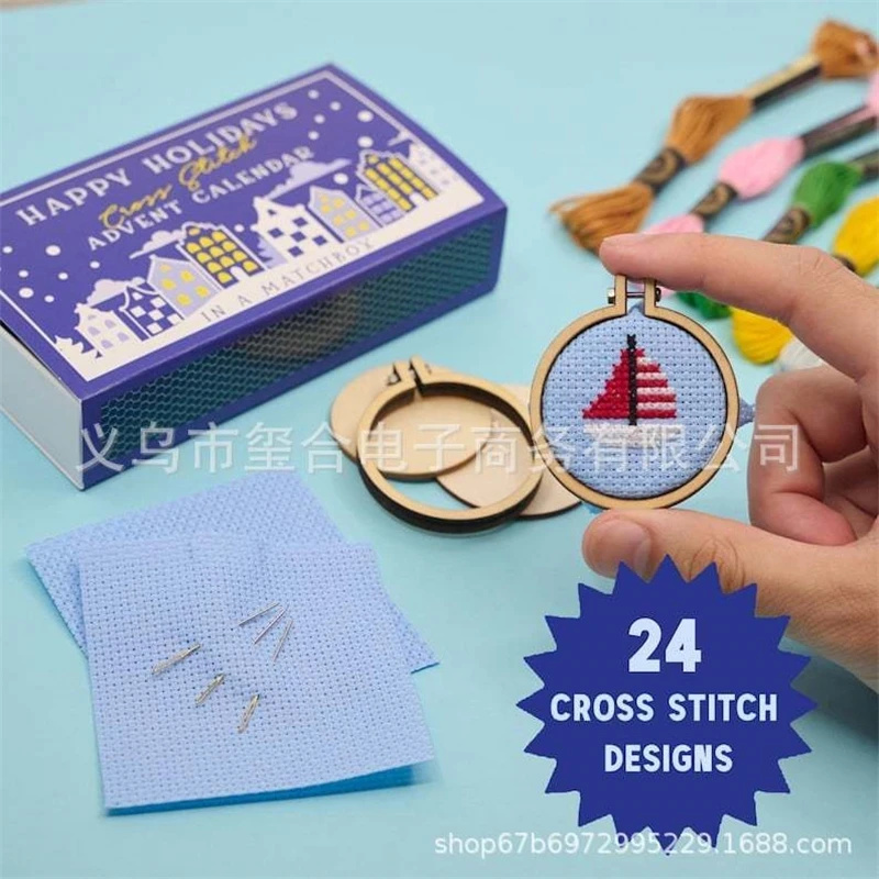 24 Days Countdown Cross Stitch - đánh giá và giá Advent Calendar Gift