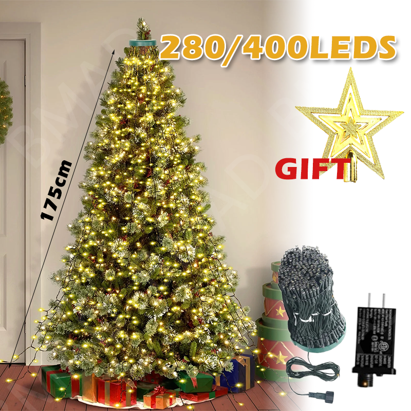 Christmas Tree Waterfall Light - đánh giá và giá Star Tree Topper