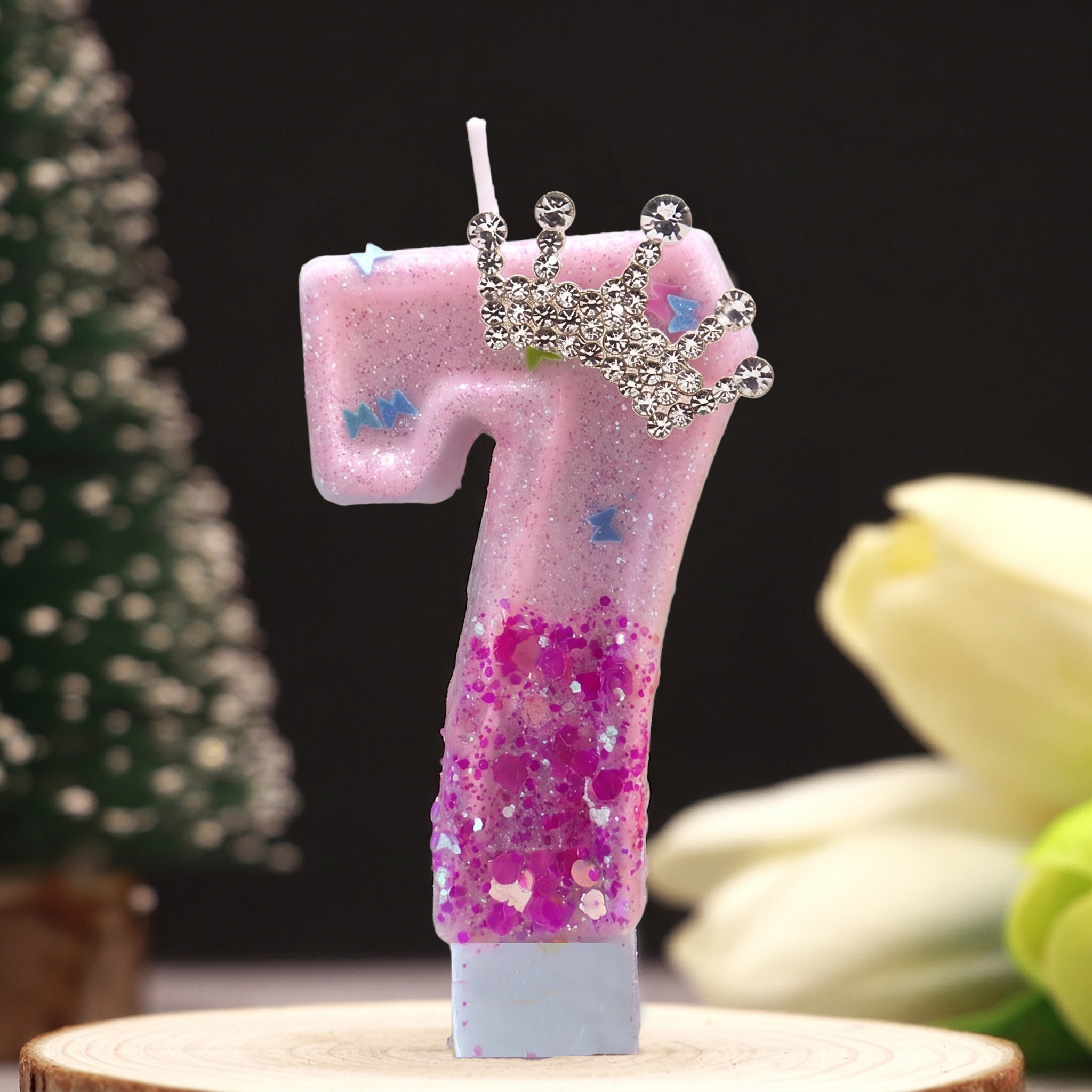 Pink Rose Red Sequins Dual Col - đánh giá và giá Holiday Candle Set