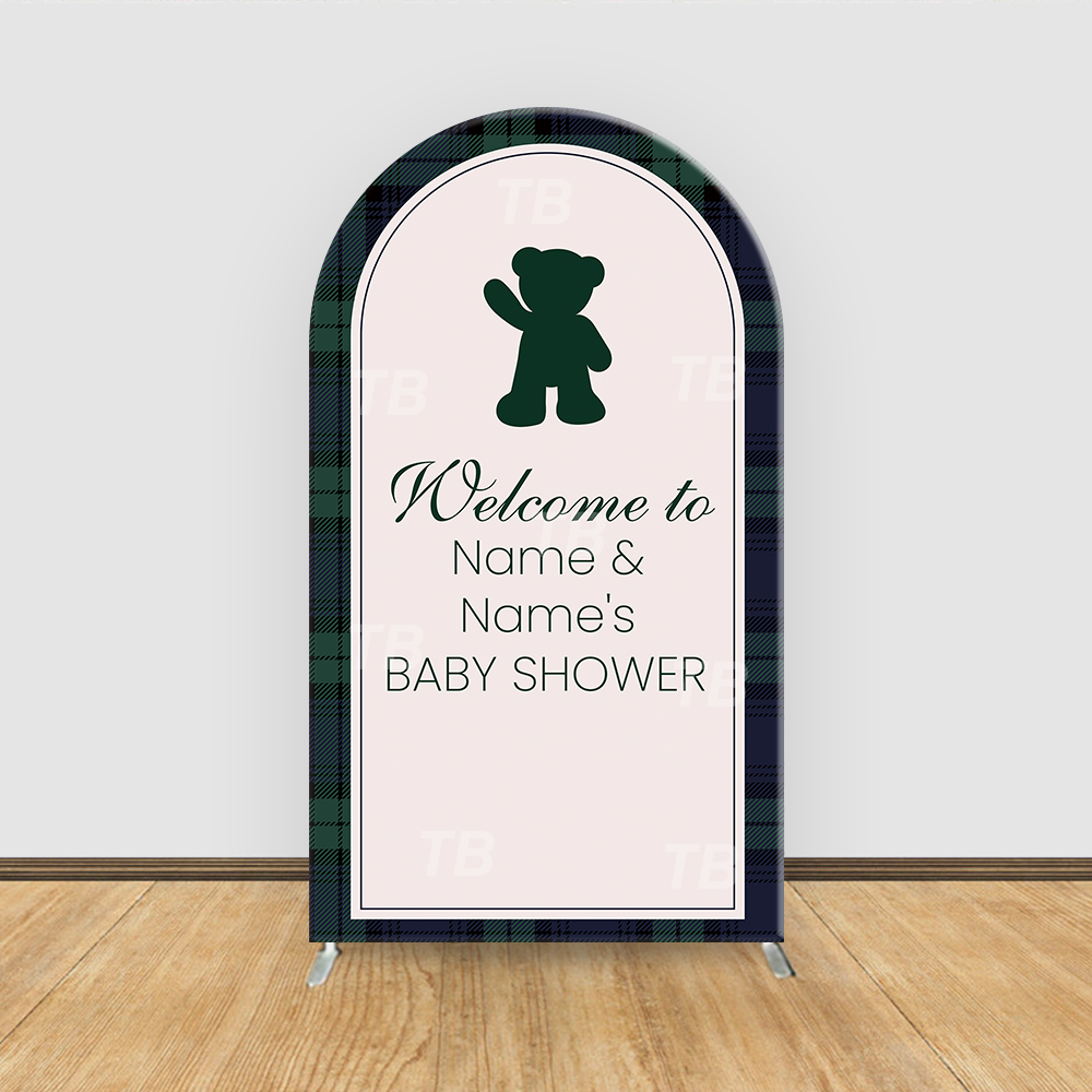 Teddy Bear Plaid Theme Arch Ba - đánh giá và giá Christmas Throw Blanket