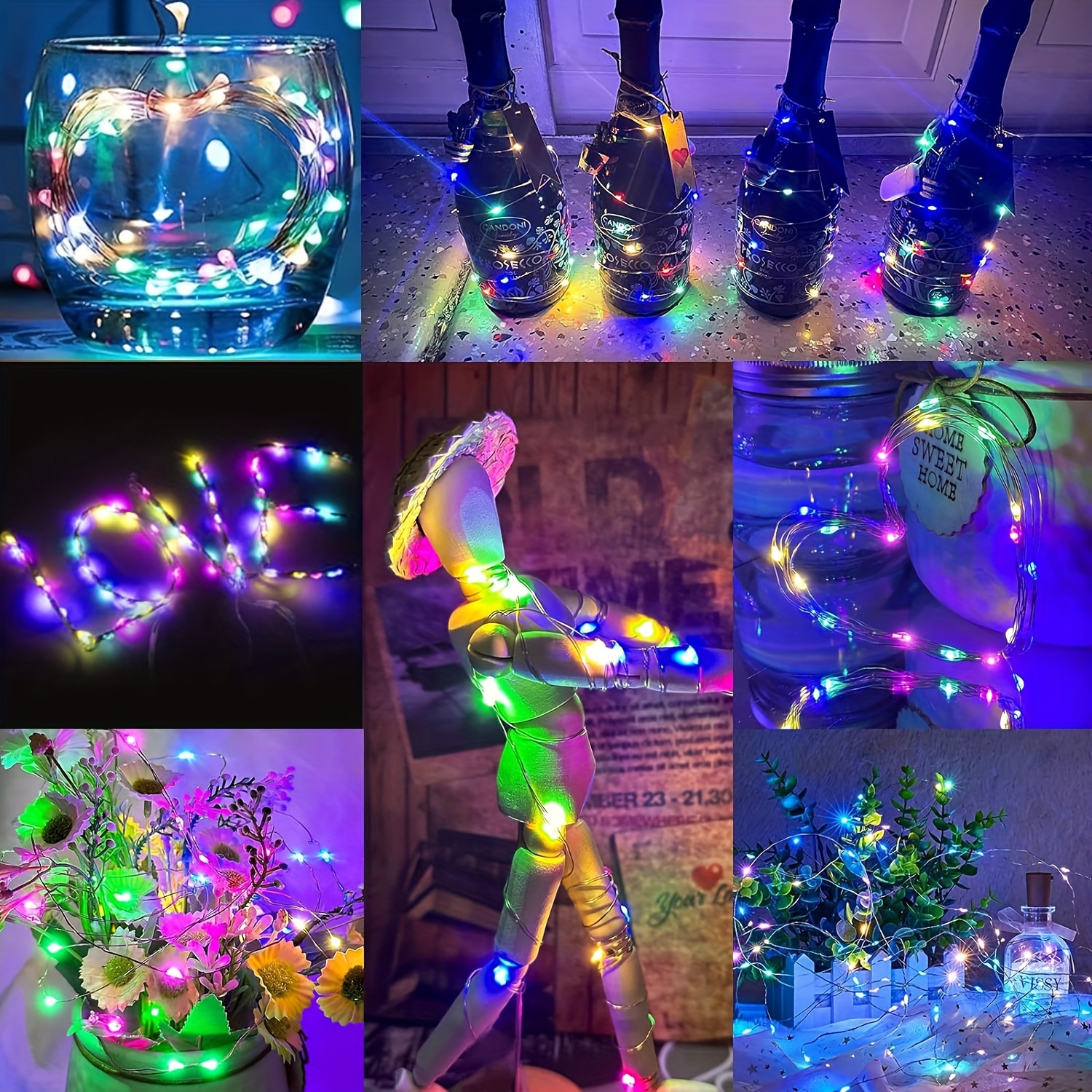10 pcs Led Fairy Lights 3 Mode - đánh giá và giá Led Fairy String Lights