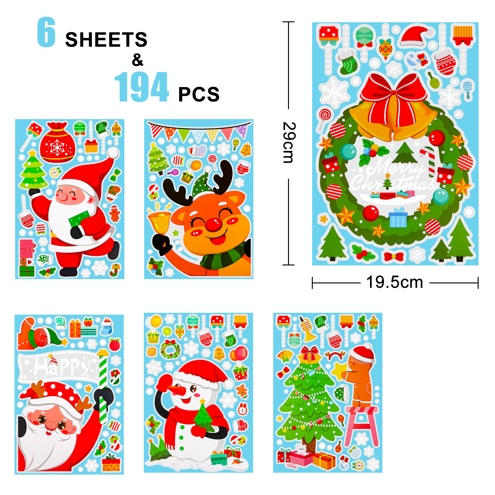 Removable Christmas PVC Static - đánh giá và giá Snowflake Window Decal