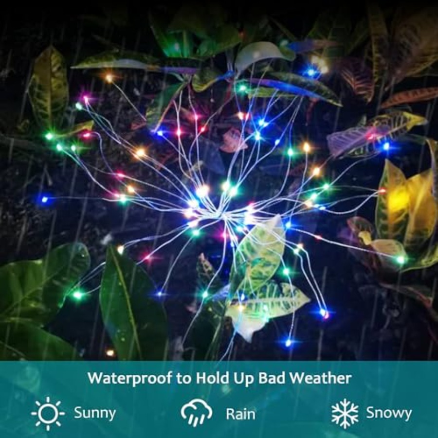 Solar Firework Lights, Lightin - đánh giá và giá Christmas Lights Outdoor