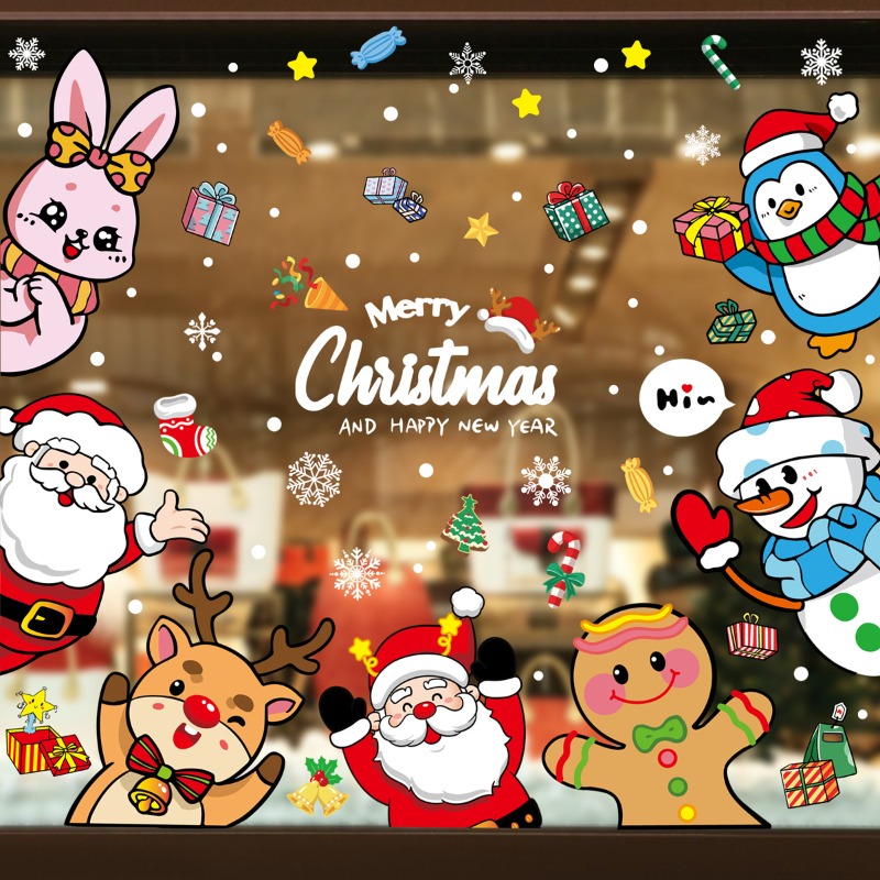 2025 Christmas Decorative Glas - đánh giá và giá Snowflake Window Decal